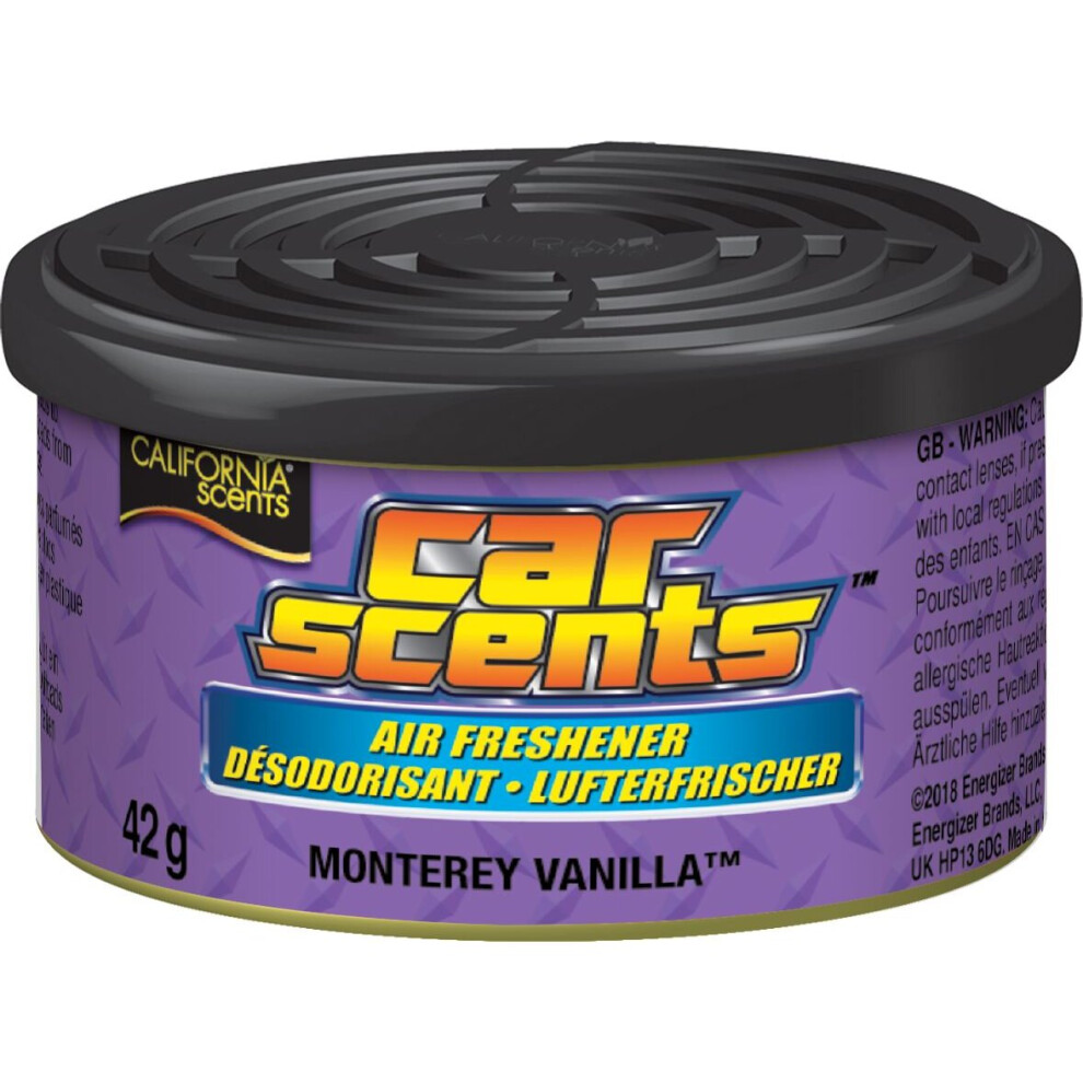 California Scents Monterey Vanilla Car Air Freshener - Single Can