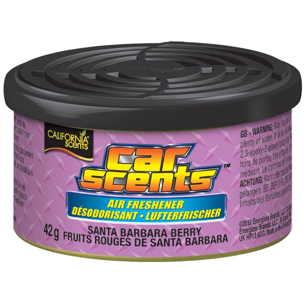 California Scents Santa Barbara Berry Car Air Freshener - Single Can