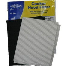 COOKER HOOD FILTER KIT EXTRACTOR FAN VENT GREASE & CARBON FILTER