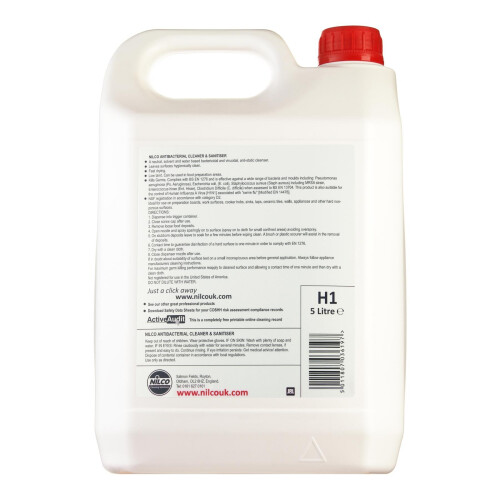 Nilco Nilco Antibacterial Cleaner & Sanitiser - 5L 1