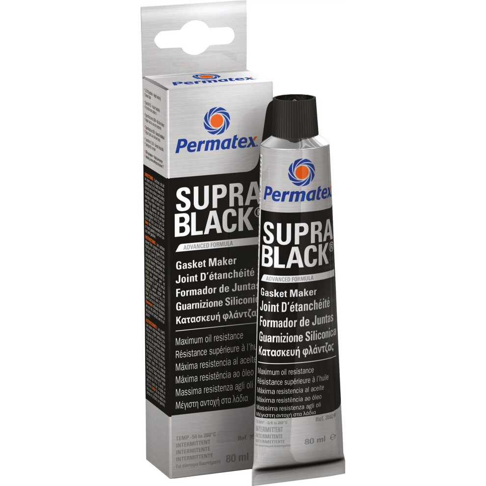 Permatex Ultra Silicone Gasket Maker - 80Ml Black 8410410351241