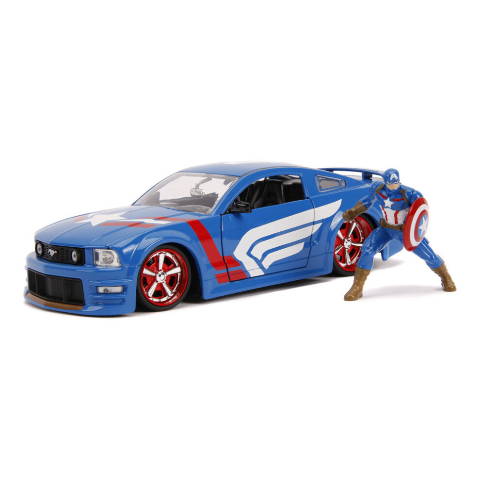 Marvel Captain America 2006 Ford Mustang GT 1:24