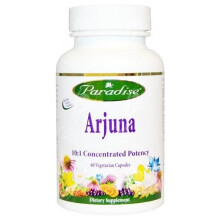 Paradise Herbs, Arjuna-Extrakt, 60 Vegetarische Kapseln