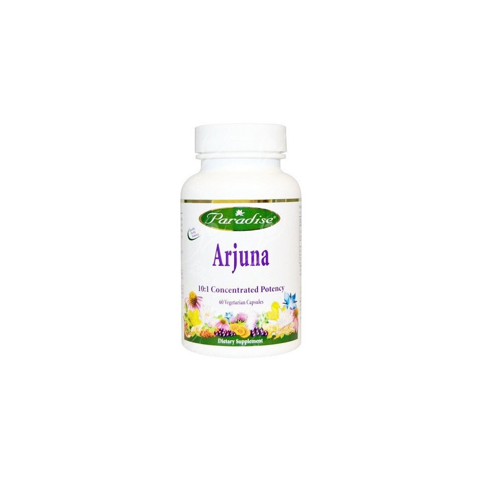Paradise Herbs , Arjuna, 60 Vegetarian Capsules
