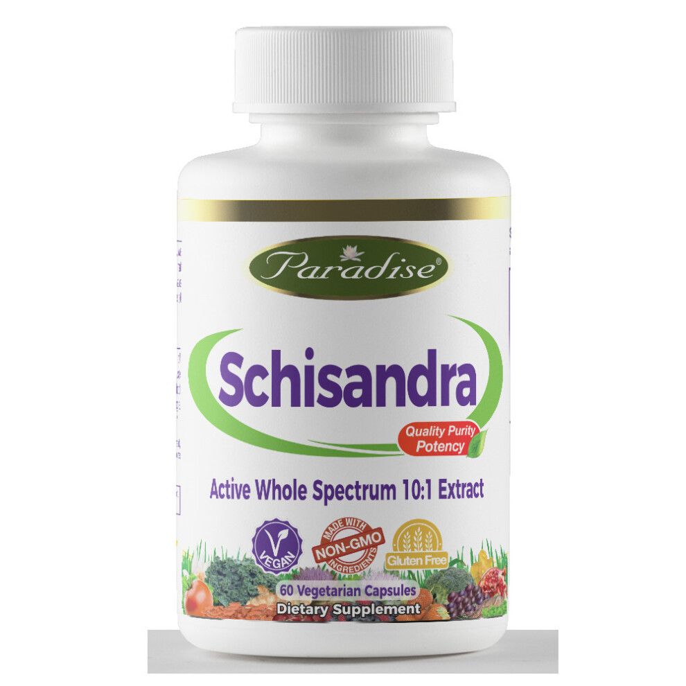 Paradise Herbs , Schisandra, 60 Vegetarian Capsules