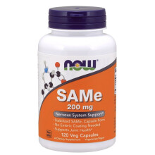NOW Foods, SAMe (Disulfat Tosylat), 200 mg, 120 Veg-Kapseln