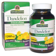 Nature's Answer, Löwenzahn, 1.260 mg, 90 vegetarische Kapseln (420 mg pro Kapsel)