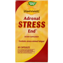 Nature's Way Fatigued to Fantastic! Adrenal Stress End, Stöd mot stressrelaterad trötthet, 60 kapslar