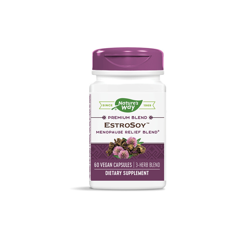 Nature's Way Black Estrosoy, Menopause Relief Blend, 60 Veggie Caps