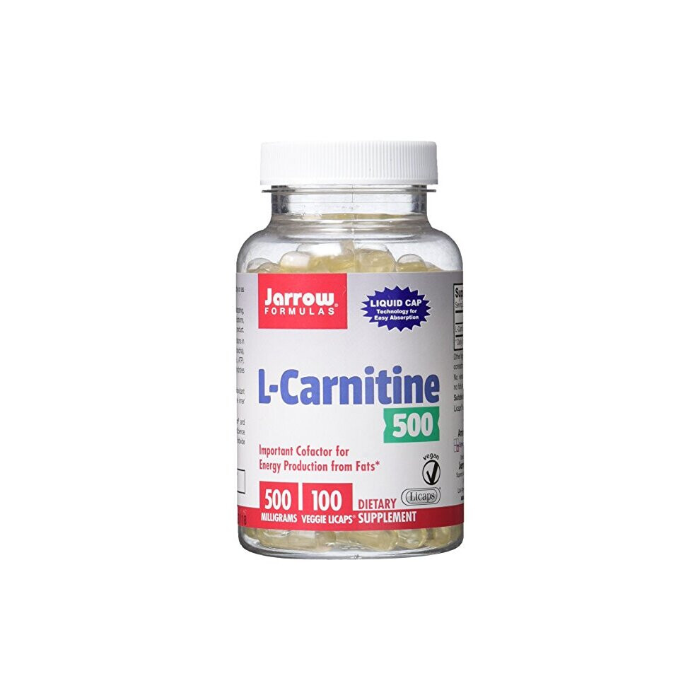 Photos - Vitamins & Minerals Jarrow Formulas L-Carnitine Supports Energy & Healthy Heart 500mg 100 Veg Licap 