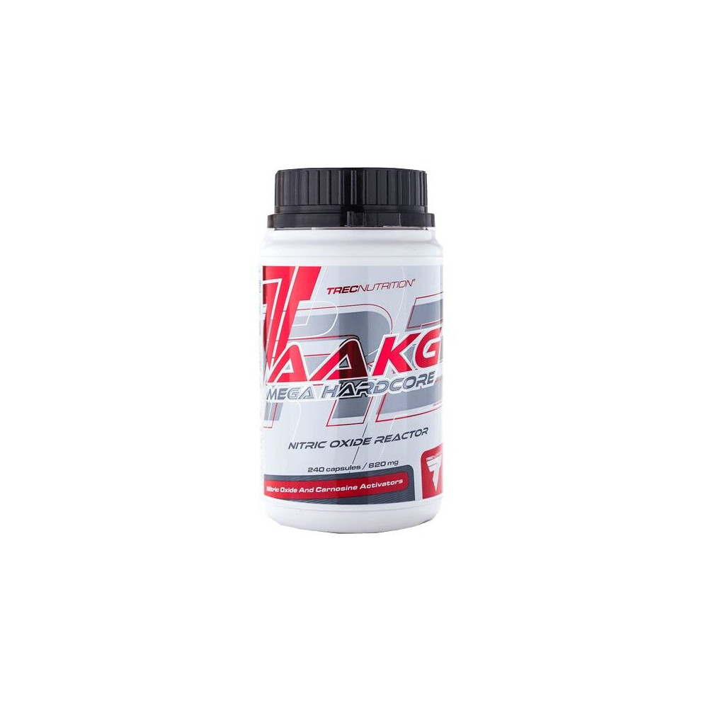 Trec Nutrition Aakg Mega Hardcore Help Provide Powerful Muscle Pump 240 Capsules