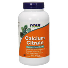 NOW Foods, Calciumcitrat, 250 Tabletten