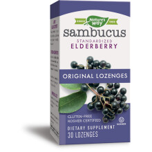 Nature's Way, Sambucus, Standardized Elderberry, Original Lozenges, 30 Lozenges