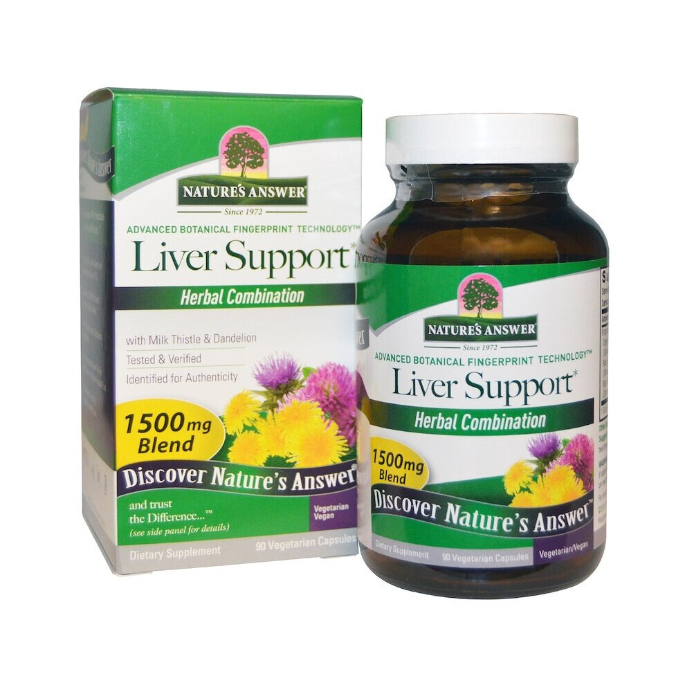 Nature's Answer , Liver Support, 1,500 Mcg, 90 Vegetarian Capsules