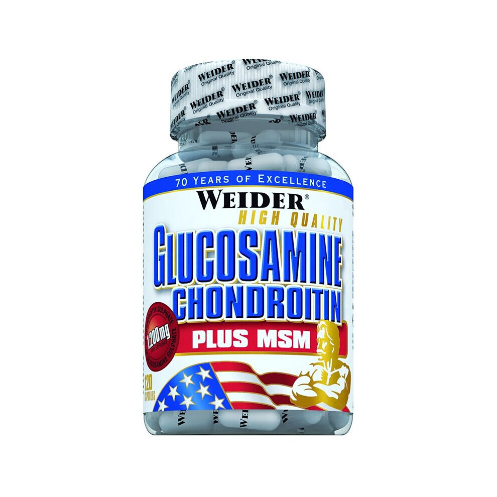 Weider Glucosamine Chondrotin Plus Msm - 120 Caps