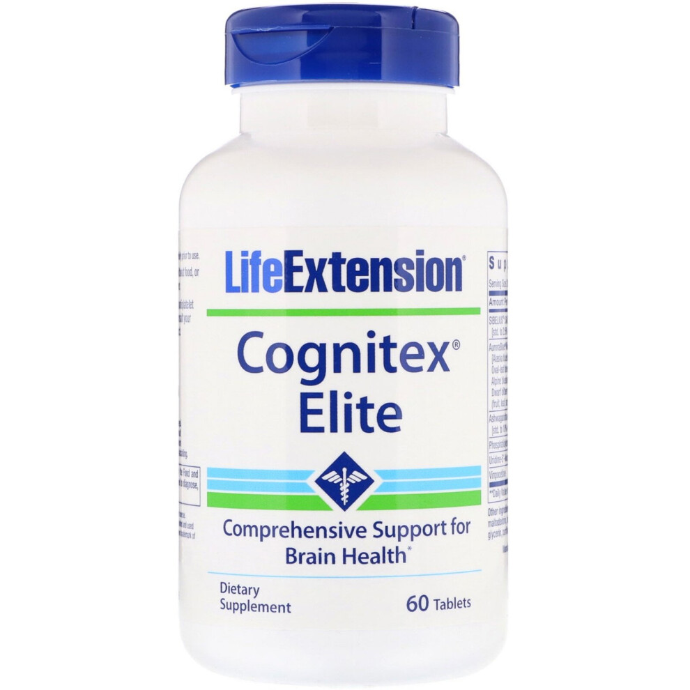 Life Extension Cognitex Elite | Supports Comprehensive Brain Health | 60 Tablets
