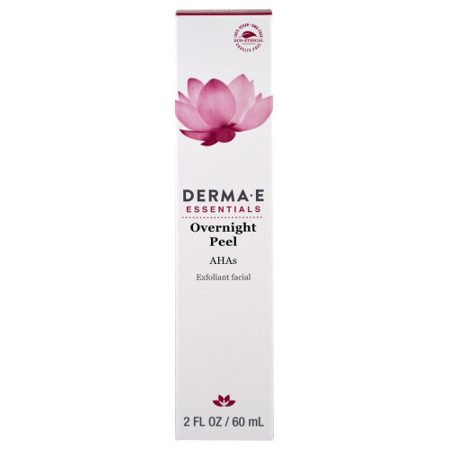 DERMA E, Essentials, Overnight Peel, 2 fl oz (60 ml)