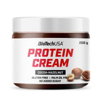 Biotech USA Protein Cream 200g | Cocoa-Hazelnut Flavour | Gluten Free | No Sugar