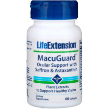 Life Extension, MacuGuard, Augenunterstützung mit Safran & Astaxanthin, 60 Weichkapseln