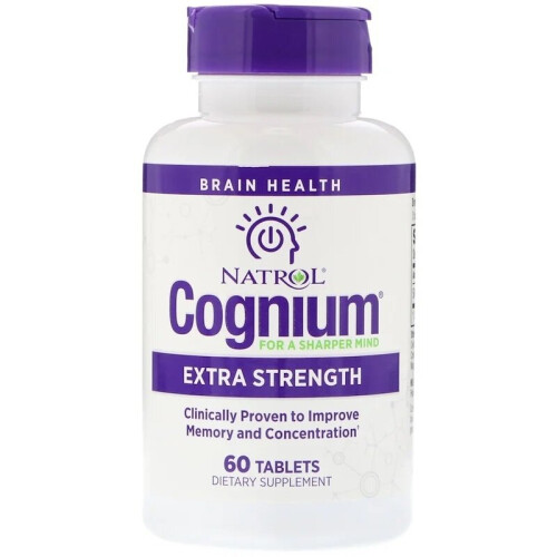 Natrol Natrol Cognium For Sharped Mind Improve Memory & Concentration 200mg 60 Tablets