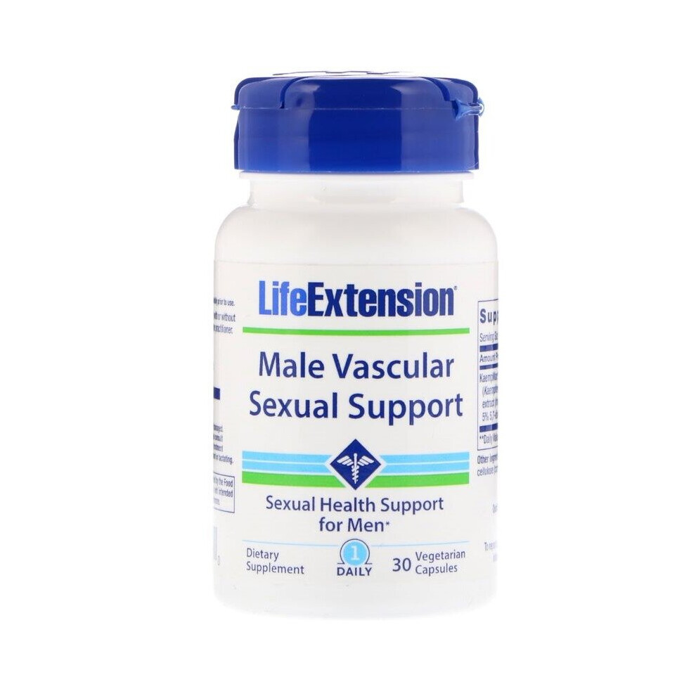 Life Extension Male Vascular Sexual Support Sexual Health Support 30 | Capsules