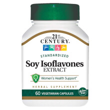 21st Century, Standardisierter Soja-Isoflavone-Extrakt, 60 Vegetarische Kapseln