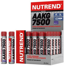 Nutrend AAKG 7500 Enhance Muscle Growth & Recovery Blackcurrant 20 x 25ml Shots