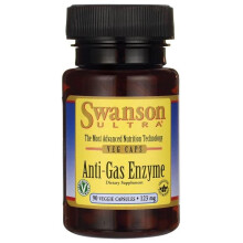 Swanson, Enzyme Anti-Gaz, Mélange Haute Puissance, 90 Capsules Végétales