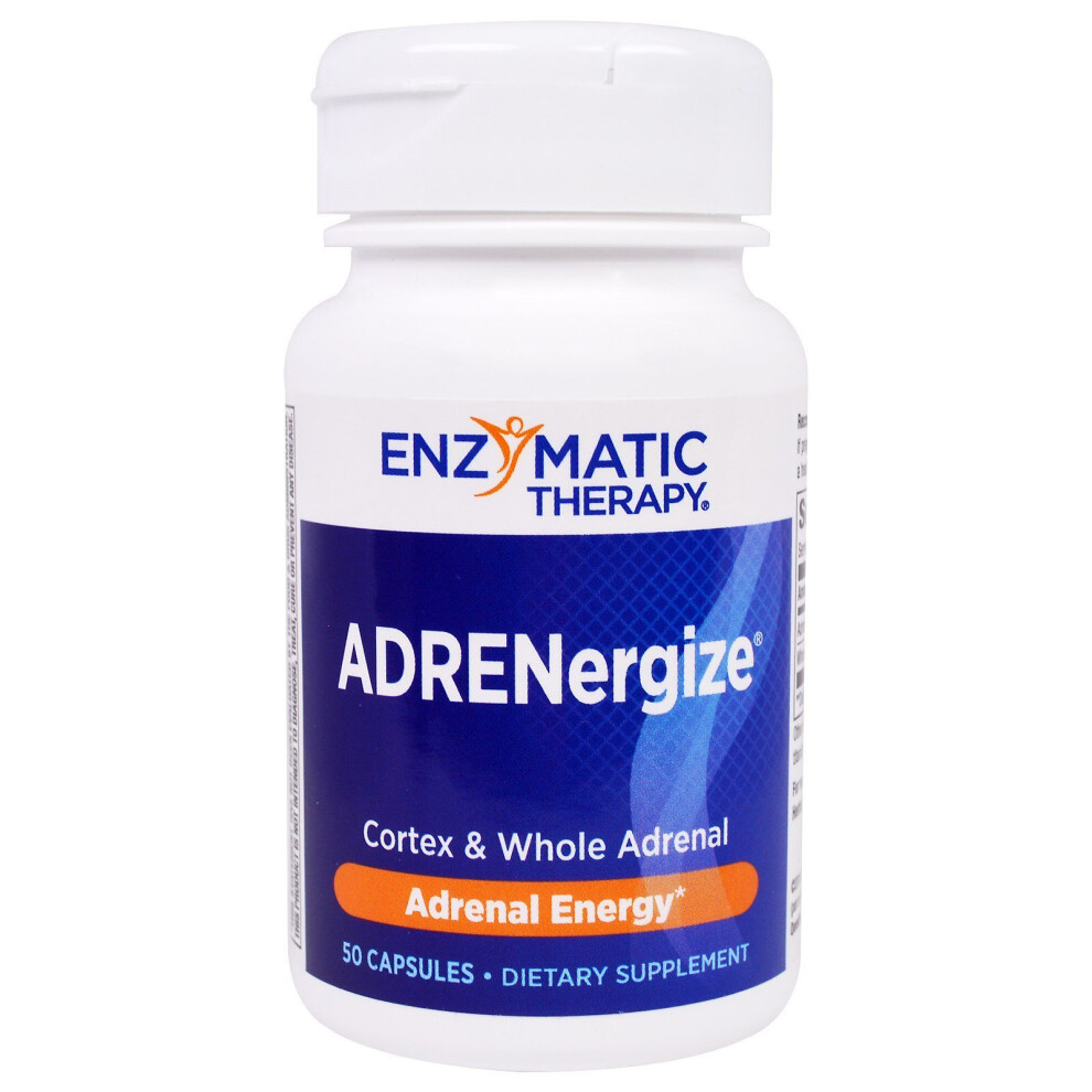 Enzymatic Therapy , Adrenergize, Adrenal Energy, 50 Capsules
