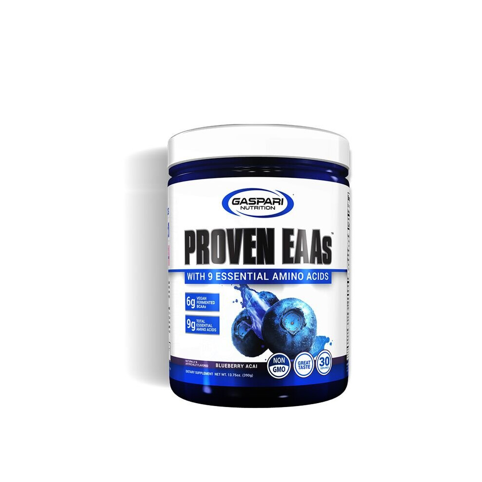 Gaspari Nutrition Proven Eaas Non Gmo Essential Amino Acids 390G Blueberry Acai