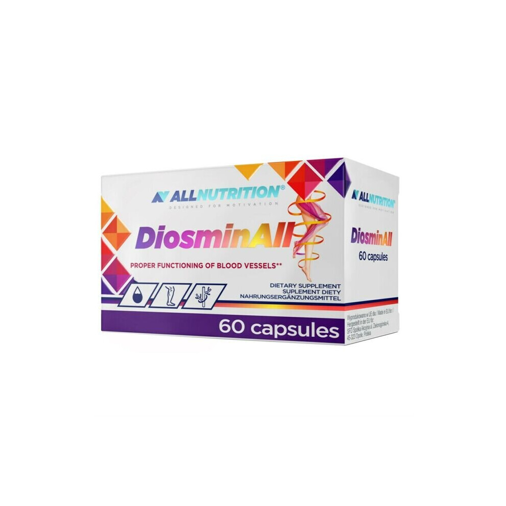 Allnutrition Diosminall Diosmin Hesperidin Butcher's Broom Vitamin C 60 Capsules