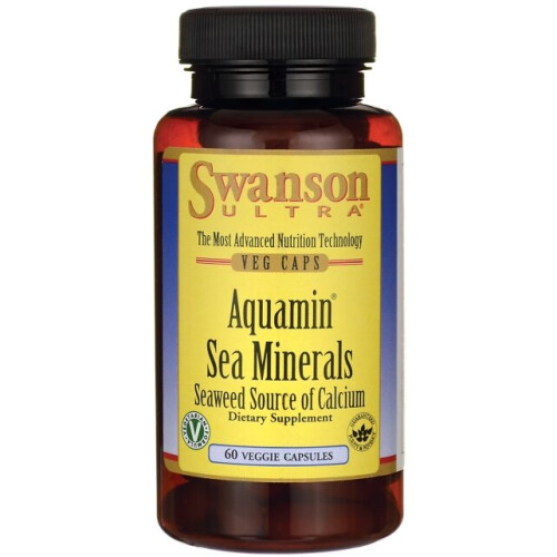 Swanson, Seeminerale: Rote Meeresalge, 60 Gemüsekapseln