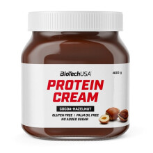 Biotech USA Protein Cream 400g | Cocoa-Hazelnut Flavour | Gluten Free | No Sugar