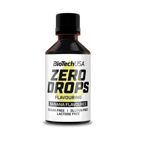 BioTechUSA Zero Drops Banana - 50 ml.