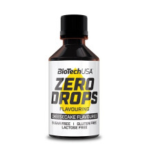 BioTechUSA Zero Drops Cheesecake - 50 ml.