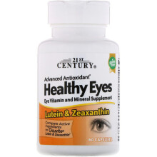 21st Century, Healthy Eyes, Lutein & Zeaxanthin, 60 Kapseln