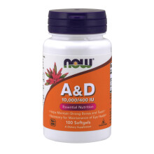 NOW Foods, A&D, 100 Weichkapseln