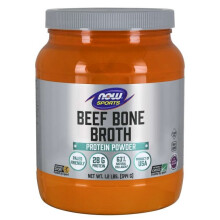 NOW Foods, Sports, Bouillon d'Os de Bœuf, Poudre de Protéine, 1,2 lb (544 g)