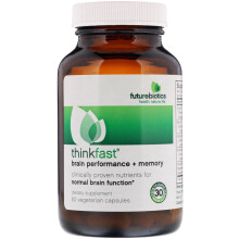 FutureBiotics, ThinkFast, Brain Performance + Memory x60Vcaps