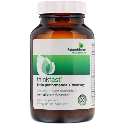 FutureBiotics, ThinkFast, Brain Performance + Memory x60Vcaps