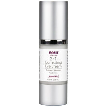 NOW Foods 2 in 1 Correcting Eye Cream 30ml, Tightens and Brightens Main Eye Area