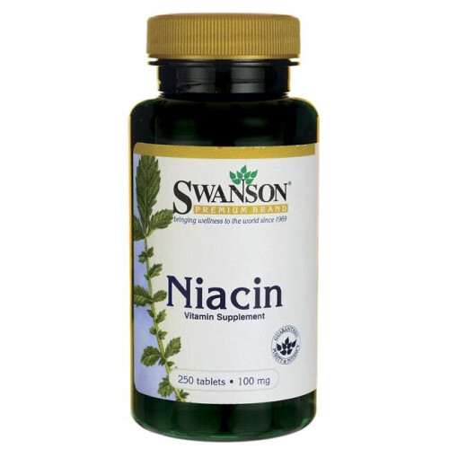Swanson, Niacine, 100 mg, 250 Comprimés