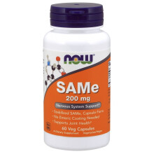 NOW Foods, SAMe (Disulfate Tosylate), 200 mg, 60 gélules végé