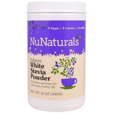 NuNaturals, NuStevia White Stevia Powder, 12 oz (340 g)