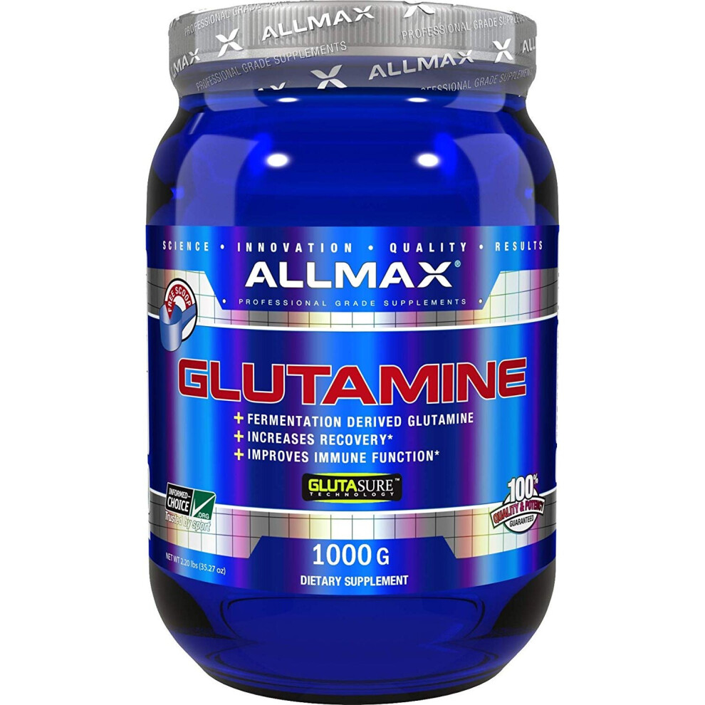 Allmax Nutrition Glutamine Improves Immune Function & Increases Recovery | 1000G