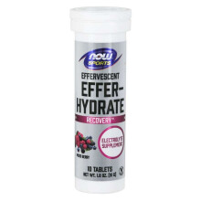 NOW Foods Effer-Hydrate Effervescent, Mixed Berry - 10 tablets