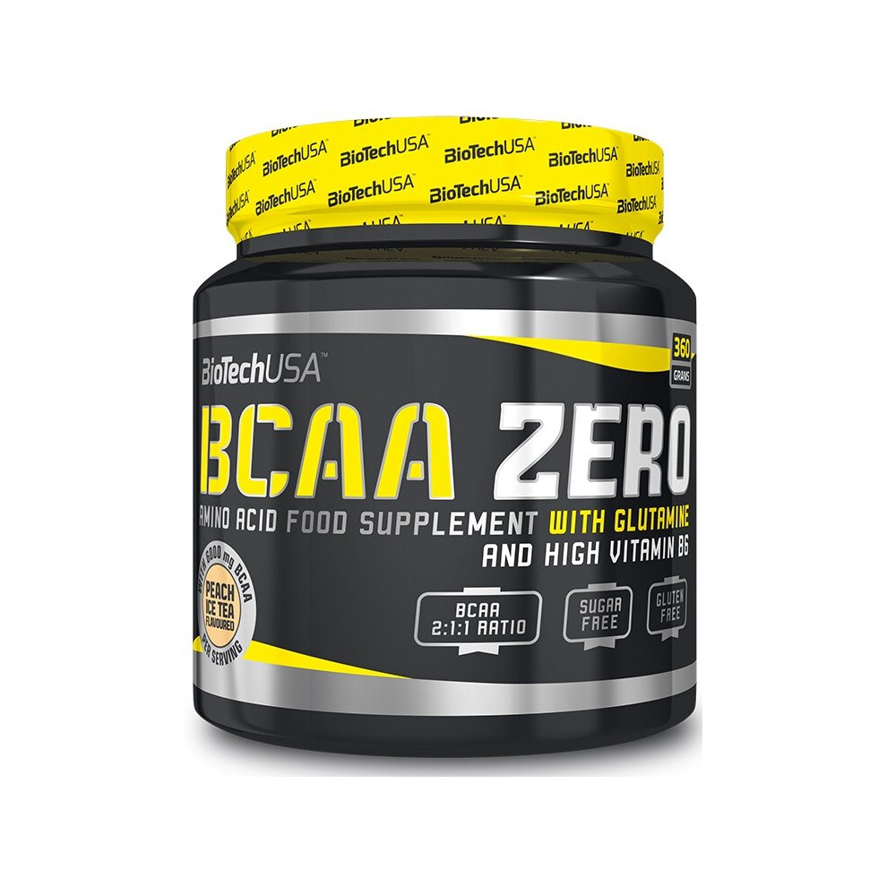 Biotechusa | Bcaa Zero Amino Acid Glutamine Vitamin B6 Watermelon Flavour | 360G