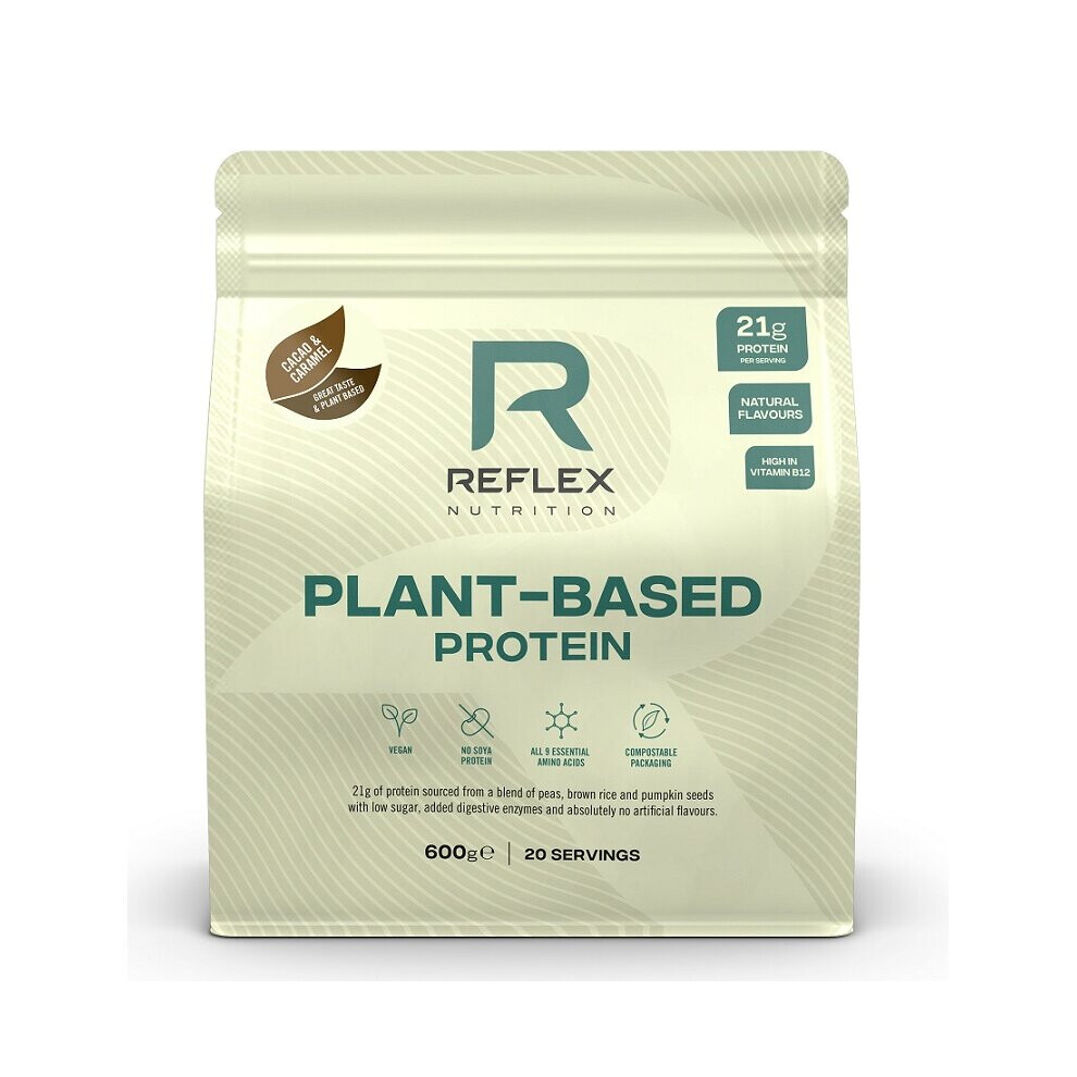 Reflex Nutrition Plant Based Protein Cacao & Carmel - 600G