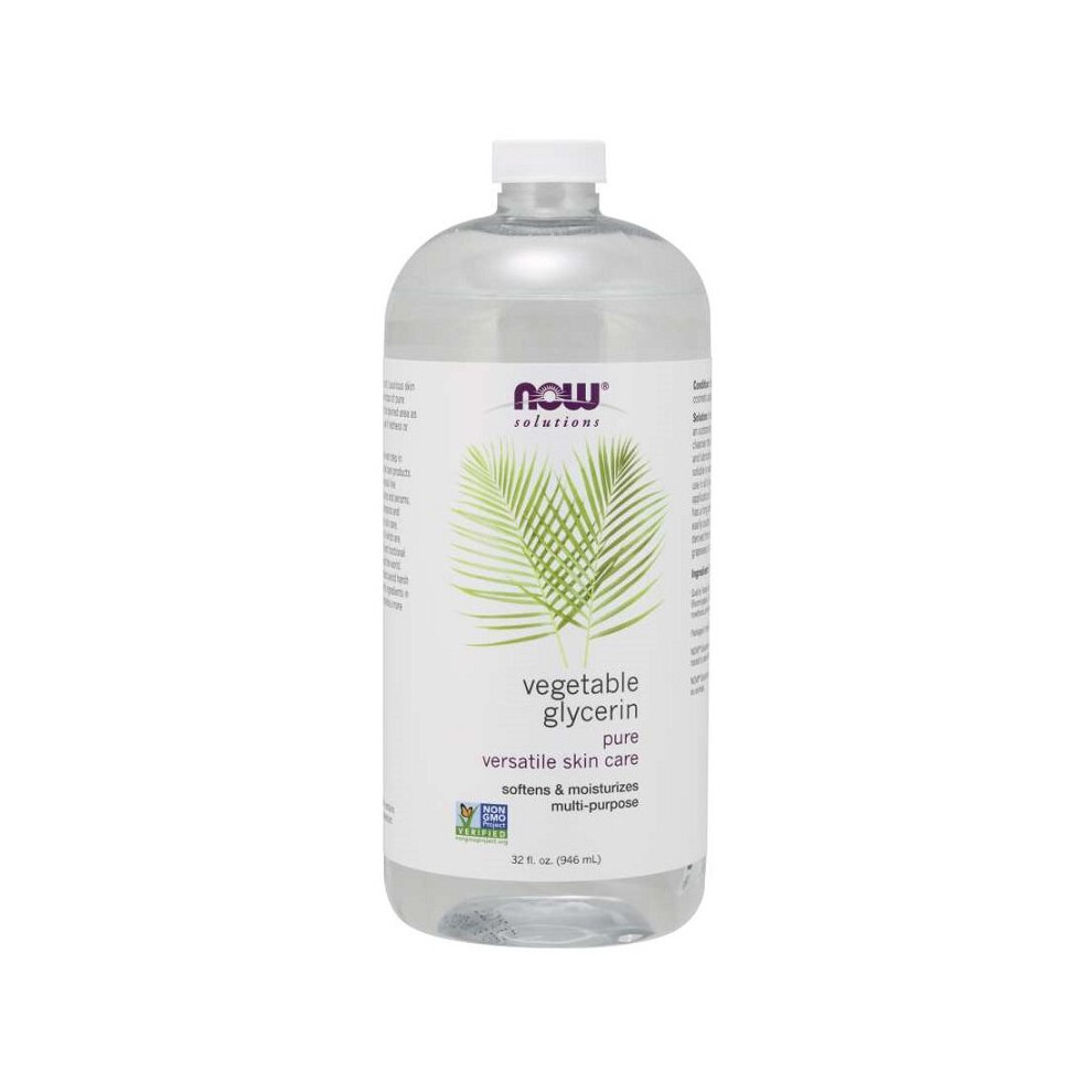 Now Foods Vegetable Glycerine Versatile Skin Care Softens & Moisturizes | 946Ml