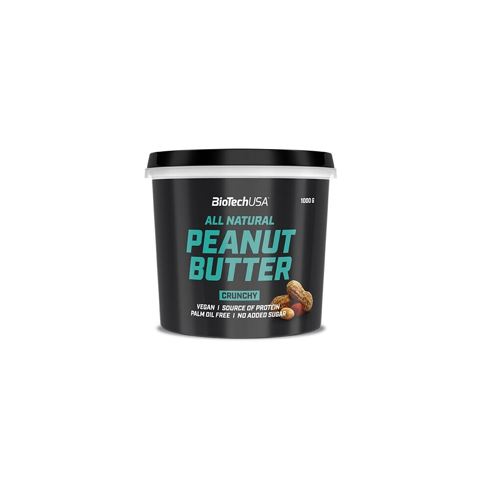 Biotechusa Light Peanut Butter 1000 Grams - Crunchy - Image 4